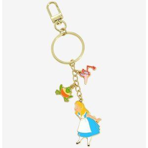 Alice in Wonderland Metal Disney Keychain